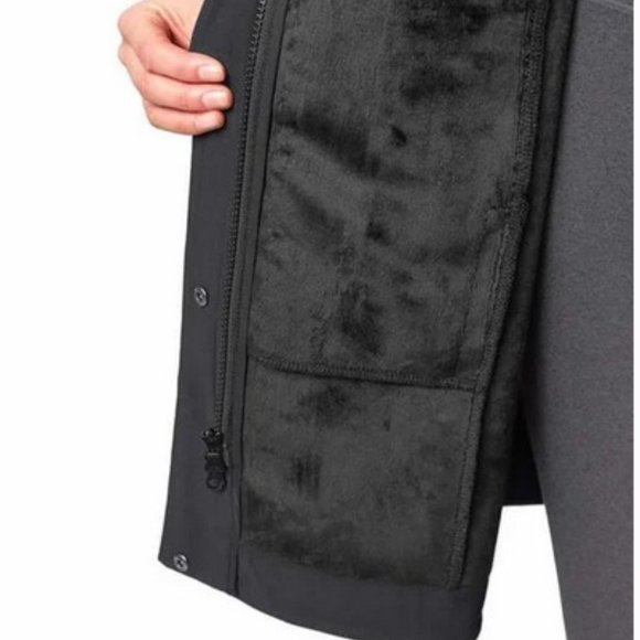 NWOT Mondetta Ladies Long Softshell Jacket Black XL - Picture 3 of 4